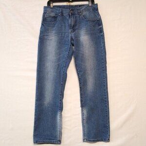TK Axel Harwinton Low Rise Slim Straight Distressed Men 32x32 Jeans AX41005-57S